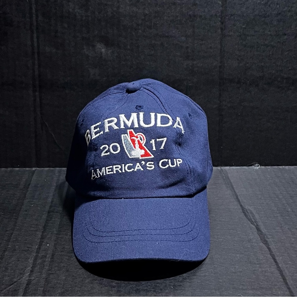 Bermuda 2017 America's Cup Hat Cap Mens Strapback Blue Golf Logo Baseball Sport